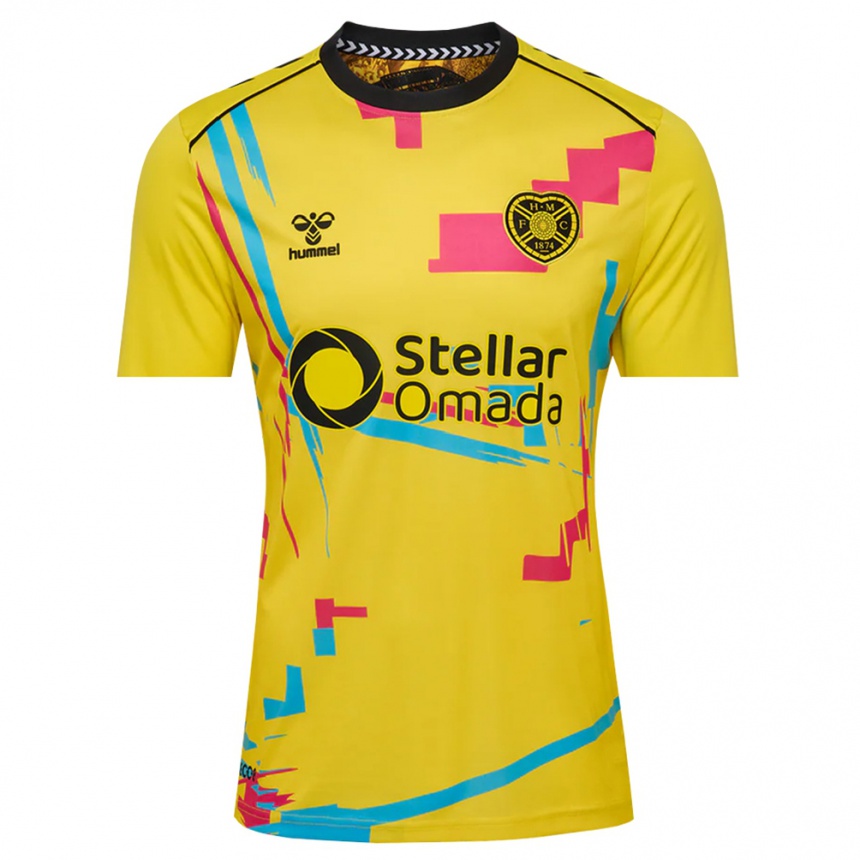 גברים כדורגל Jamie MacDonald #1 שחור אדום צהוב חולצת שוער 2025/26