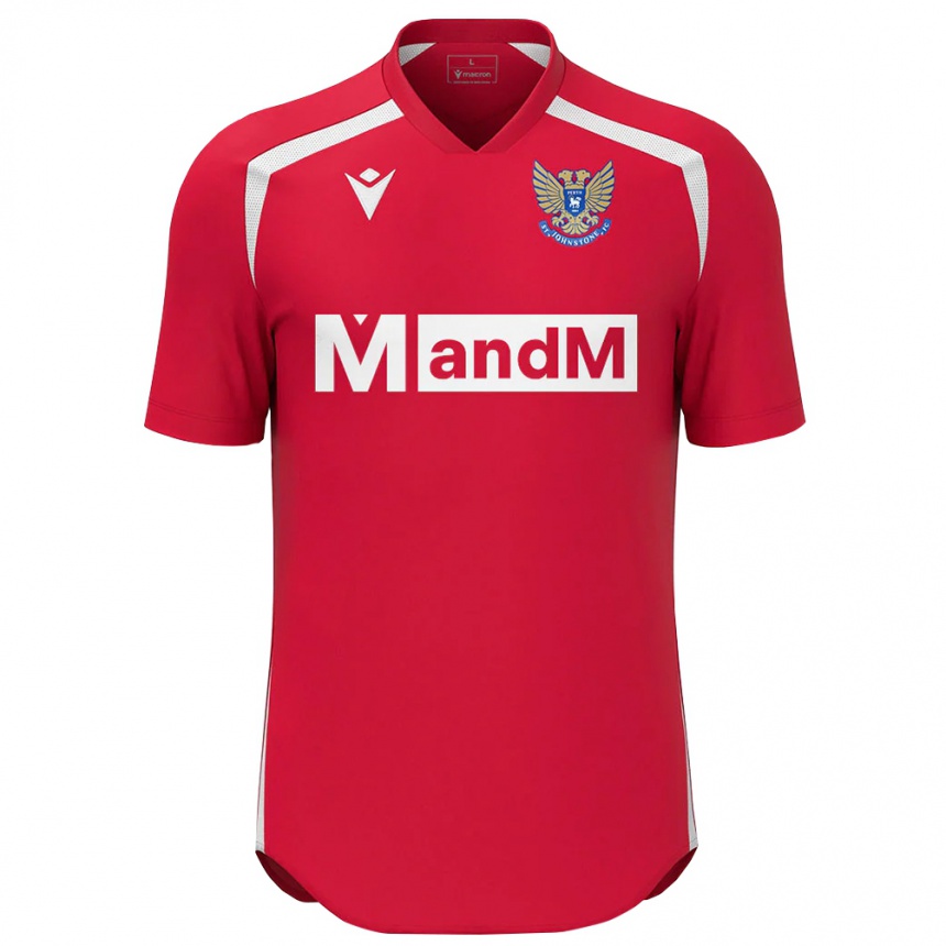 גברים כדורגל Aoife Bidgood #20 לבן אדום חולצת שוער 2025/26