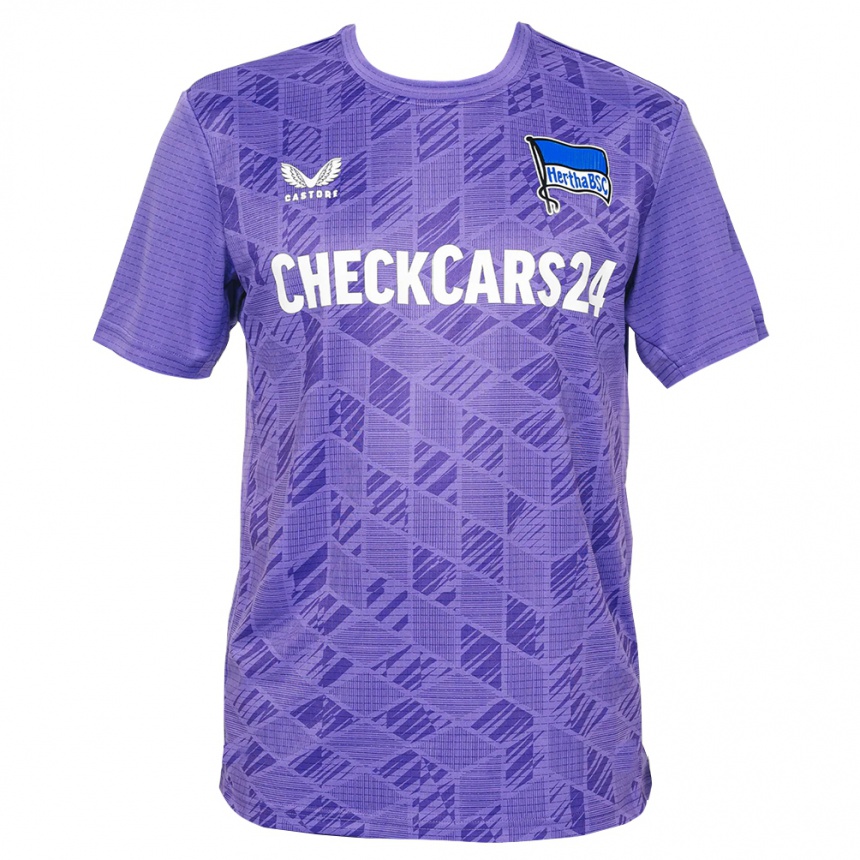 גברים כדורגל Emma Reimann #12 סגול לבן חולצת שוער 2025/26