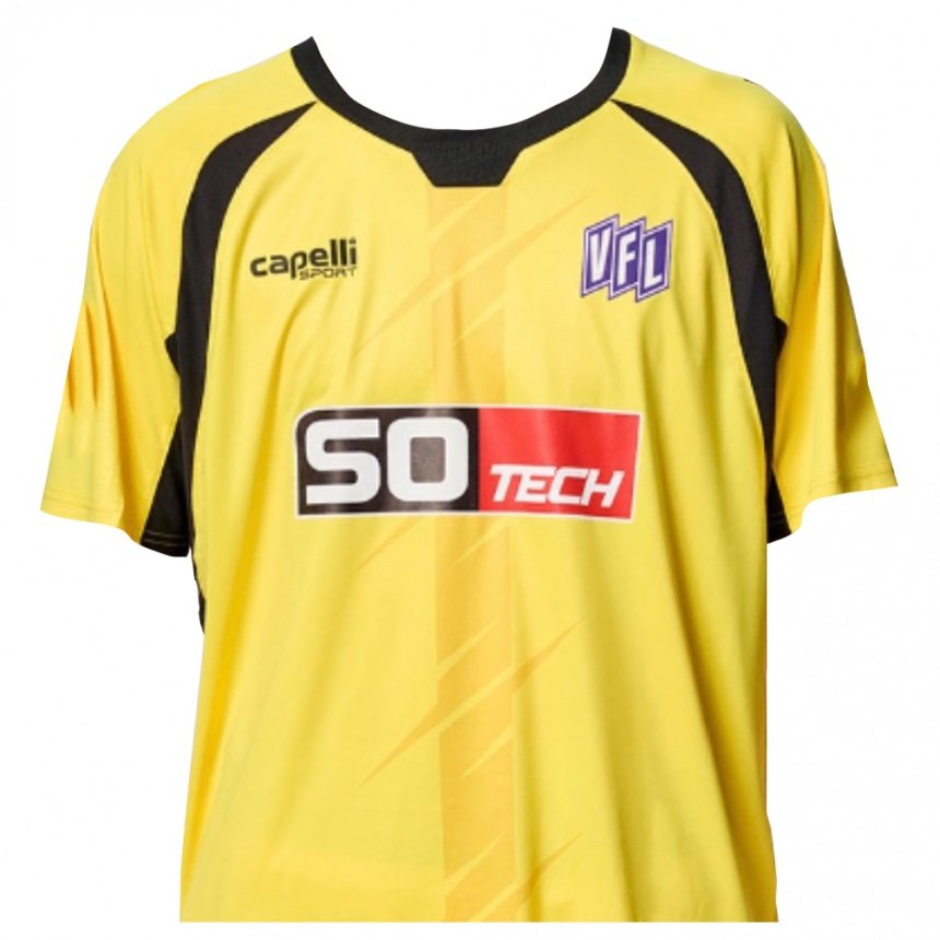 גברים כדורגל Mats Remberg #35 צהוב שחור חולצת שוער 2025/26