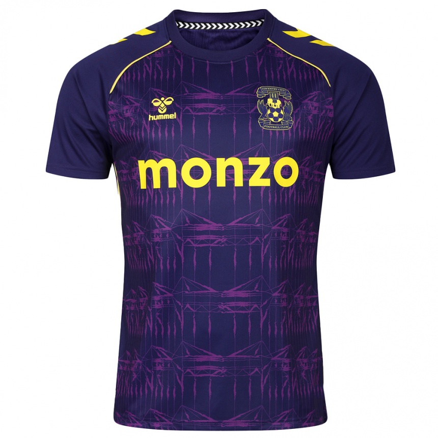 גברים כדורגל Luke Bell #48 סגול צהוב חולצת שוער 2025/26