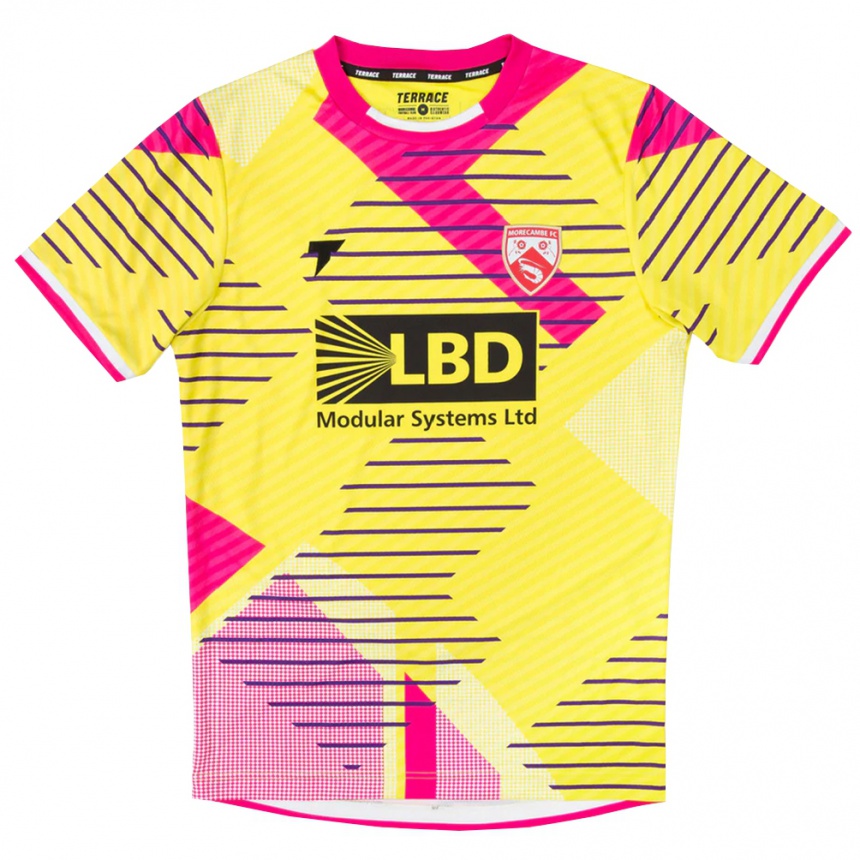 גברים כדורגל Erin Lightfoot #0 ורוד צהוב חולצת שוער 2025/26