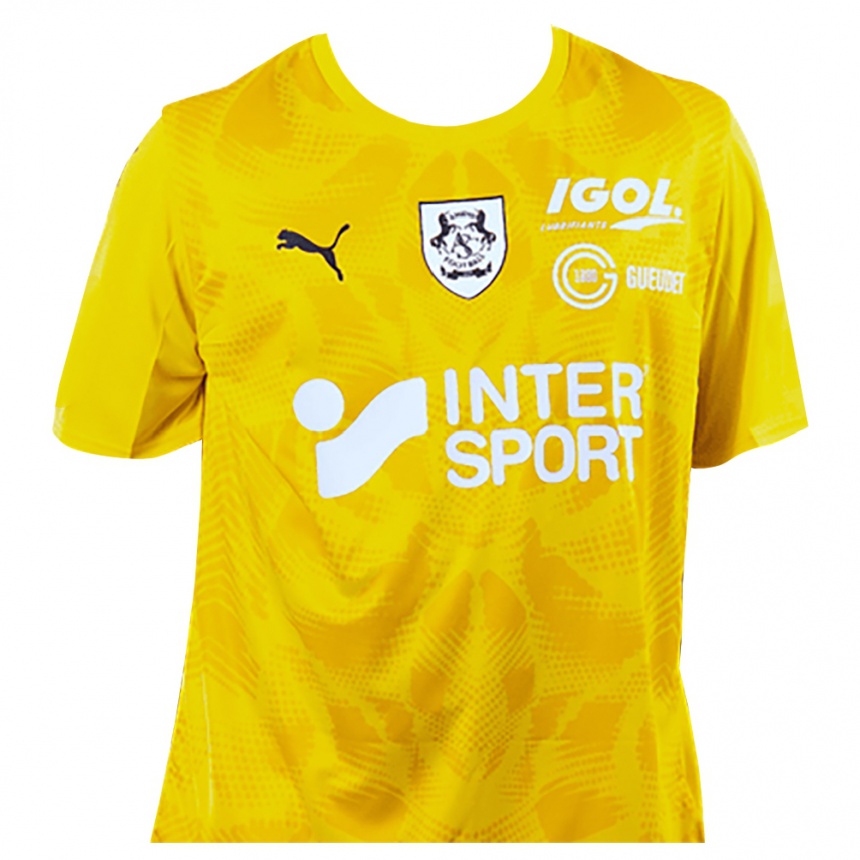 גברים כדורגל Yanis Zirmi #1 לבן צהוב חולצת שוער 2025/26