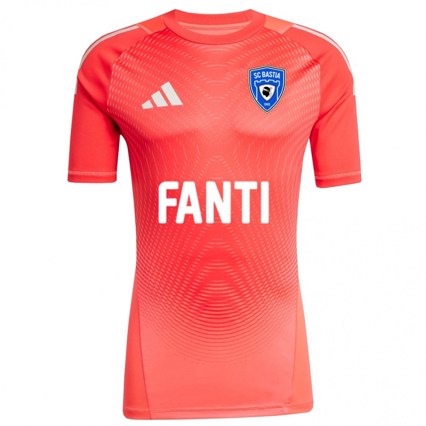 גברים כדורגל אנז׳ פיסקופו #16 לבן אדום כתום חולצת שוער 2025/26