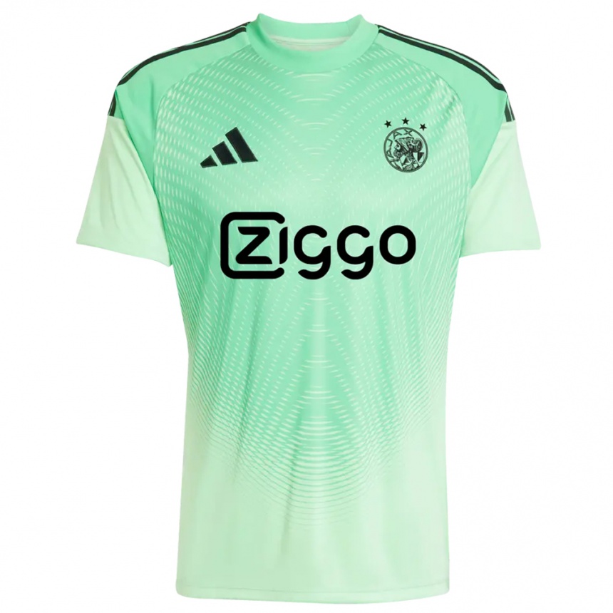 גברים כדורגל ג׳ספר ואן דר מארק #1 ירוק בהיר שחור חולצת שוער 2025/26