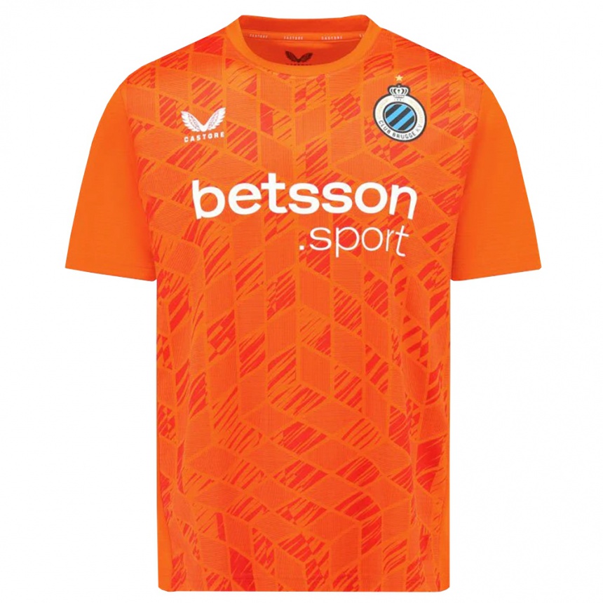 גברים כדורגל Nordin Jackers #29 כתום לבן חולצת שוער 2025/26