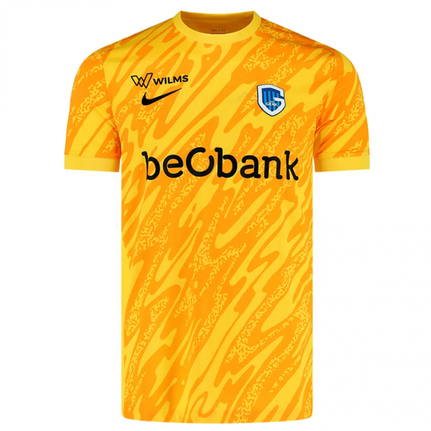 גברים כדורגל הנדריק ואן קרומברוז' #1 כתום צהוב שחור חולצת שוער 2025/26