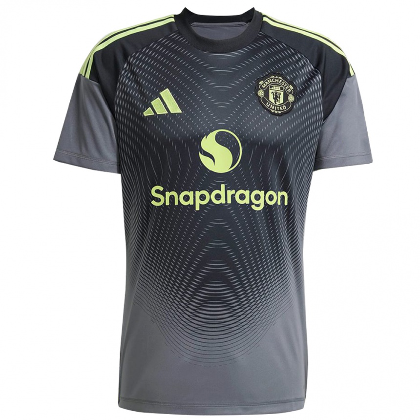 גברים כדורגל סאפיה מידלטון-פאטל #39 אפור כהה לבן חולצת שוער 2025/26