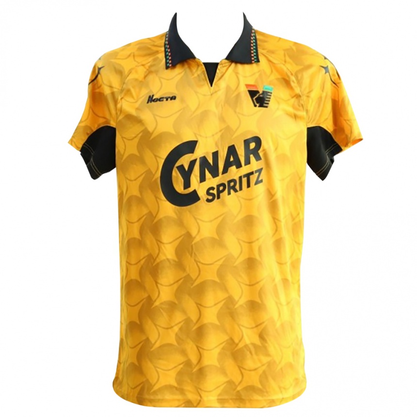 גברים כדורגל Chiara Gangi #68 שחור צהוב חולצת שוער 2025/26 גברים כדורגל Chiara Gangi #68 שחור צהוב חולצת שוער 2025/26