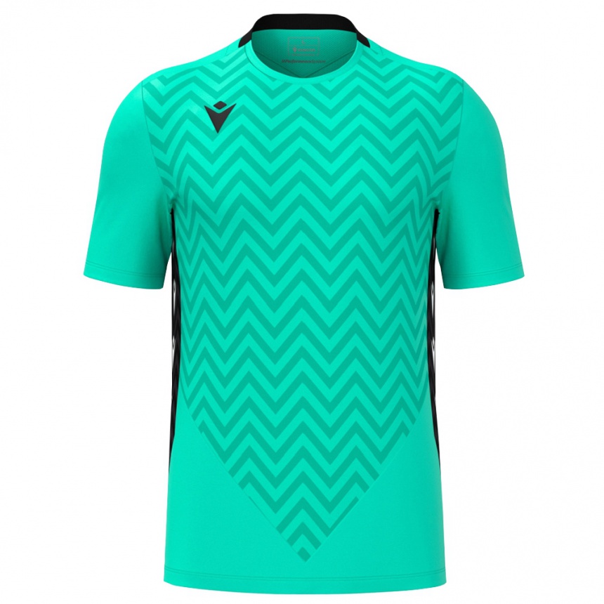 גברים כדורגל Cristian De Falco #66 שחור טורקיז חולצת שוער 2025/26