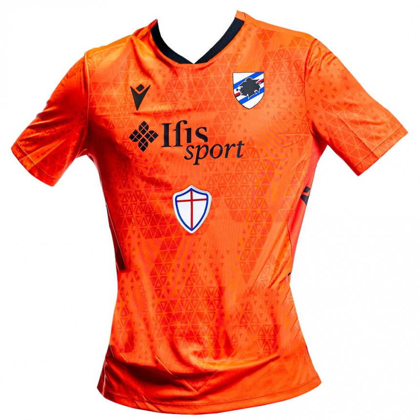 גברים כדורגל סימונה גידוטי #22 שחור כתום כהה חולצת שוער 2025/26