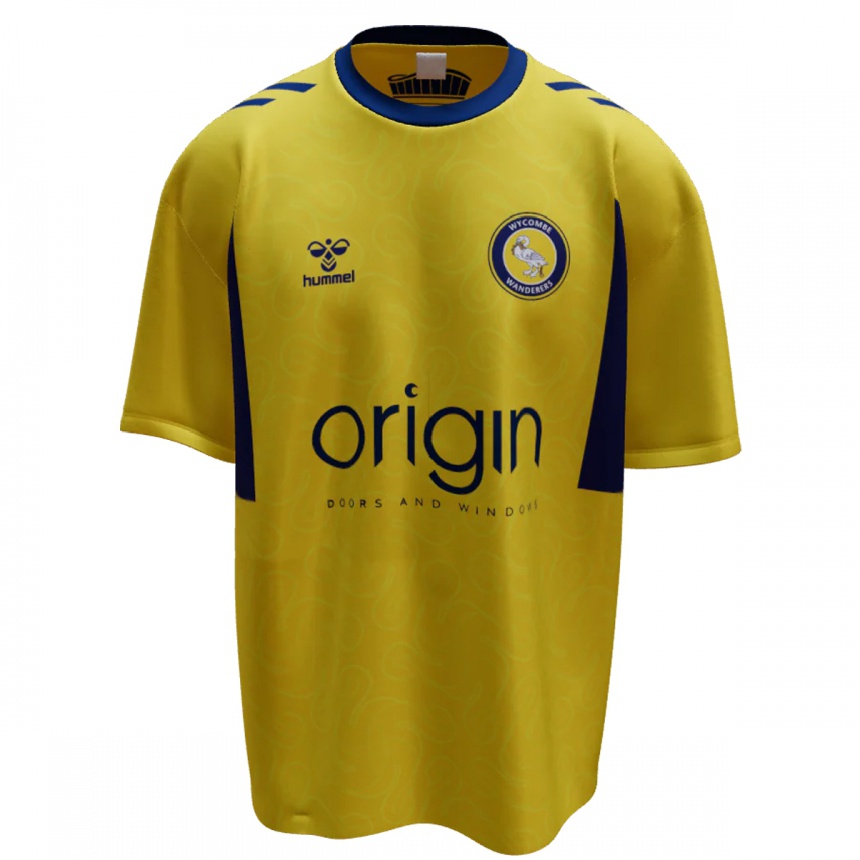 גברים כדורגל ריצ׳רד קונה #24 צהוב כחול הרחק ג'רזי 2025/26 גברים כדורגל ריצ׳רד קונה #24 צהוב כחול הרחק ג'רזי 2025/26