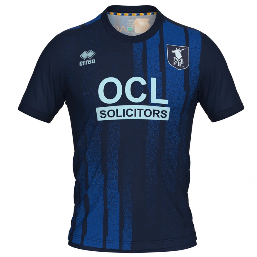 גברים כדורגל ג'ו גרדנר #28 כחול נייבי לבן הרחק ג'רזי 2025/26