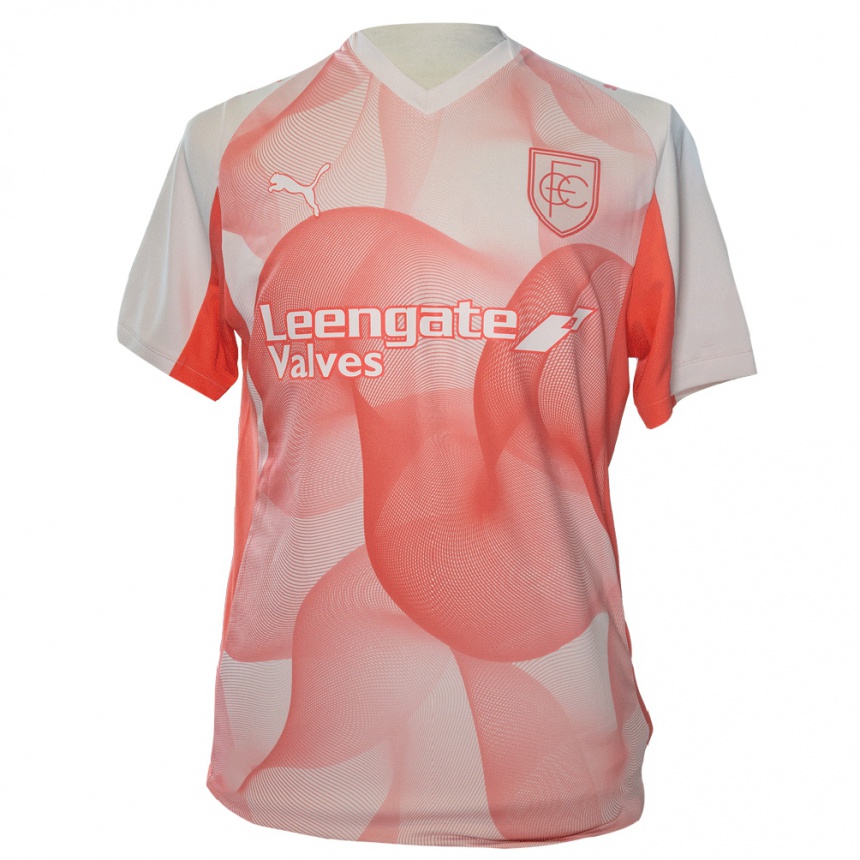 גברים כדורגל Regan Bunyan #0 לבן אדום הרחק ג'רזי 2025/26