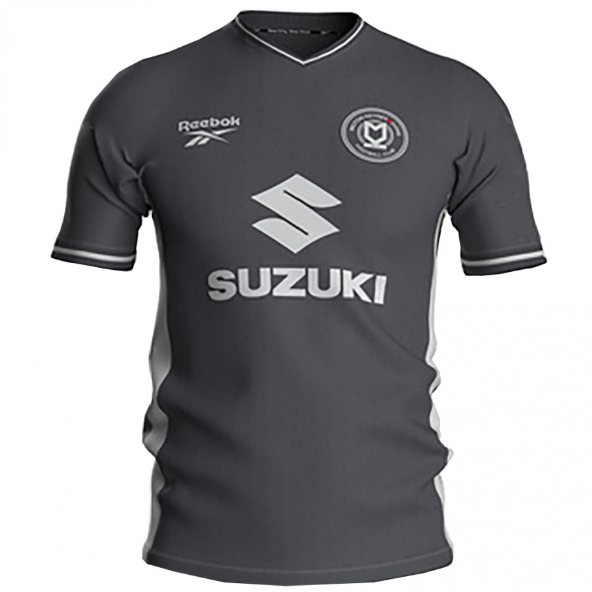 גברים כדורגל Nathan Thompson #4 אפור כסוף הרחק ג'רזי 2025/26 גברים כדורגל Nathan Thompson #4 אפור כסוף הרחק ג'רזי 2025/26