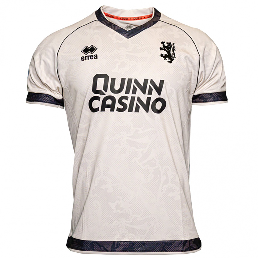 גברים כדורגל ראיין סטריין #2 לבן שחור הרחק ג'רזי 2025/26