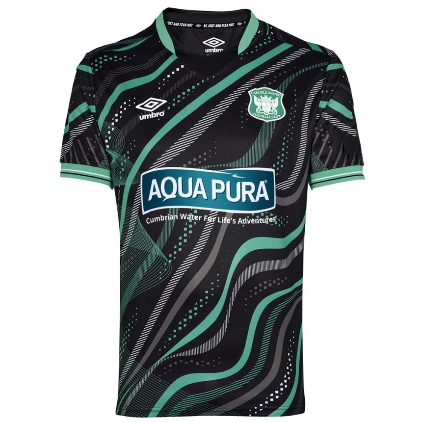 גברים כדורגל Taylor Charters #15 שחור ירוק הרחק ג'רזי 2025/26 גברים כדורגל Taylor Charters #15 שחור ירוק הרחק ג'רזי 2025/26