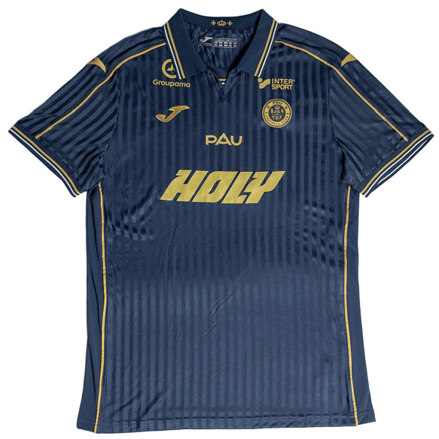 גברים כדורגל Vincent Cassourret #6 כחול נייבי זהב הרחק ג'רזי 2025/26 גברים כדורגל Vincent Cassourret #6 כחול נייבי זהב הרחק ג'רזי 2025/26