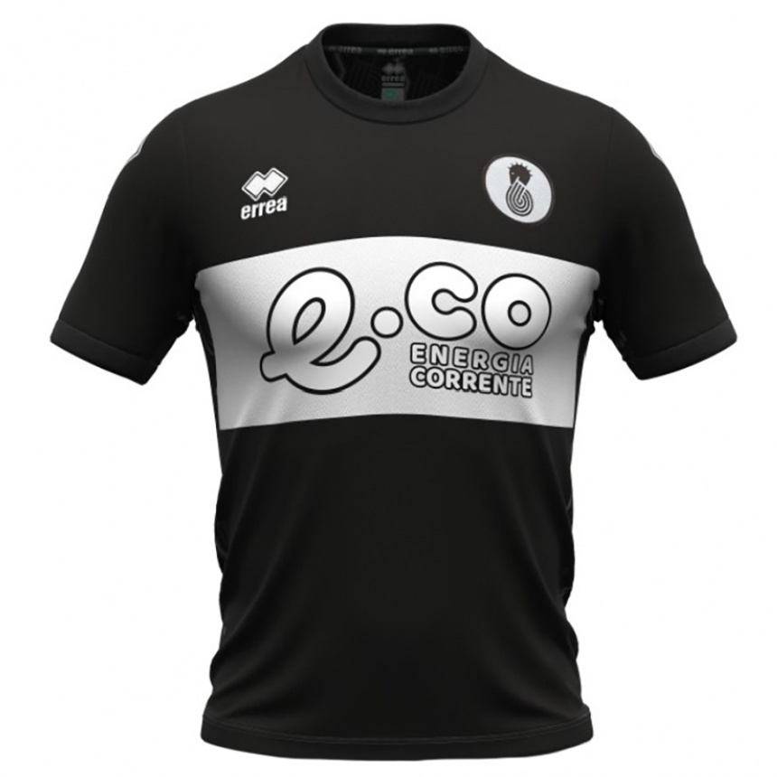 גברים כדורגל Davide Apuzzo #1 שחור לבן הרחק ג'רזי 2025/26