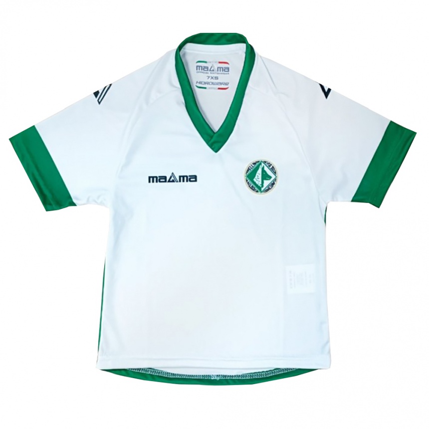 גברים כדורגל Domenico Donato #0 לבן ירוק כחול הרחק ג'רזי 2025/26 גברים כדורגל Domenico Donato #0 לבן ירוק כחול הרחק ג'רזי 2025/26