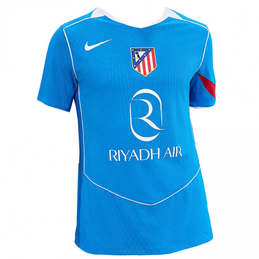 גברים כדורגל Jorge Castillo #0 כחול לבן ג'רזי קיט שלישי 2025/26 גברים כדורגל Jorge Castillo #0 כחול לבן ג'רזי קיט שלישי 2025/26