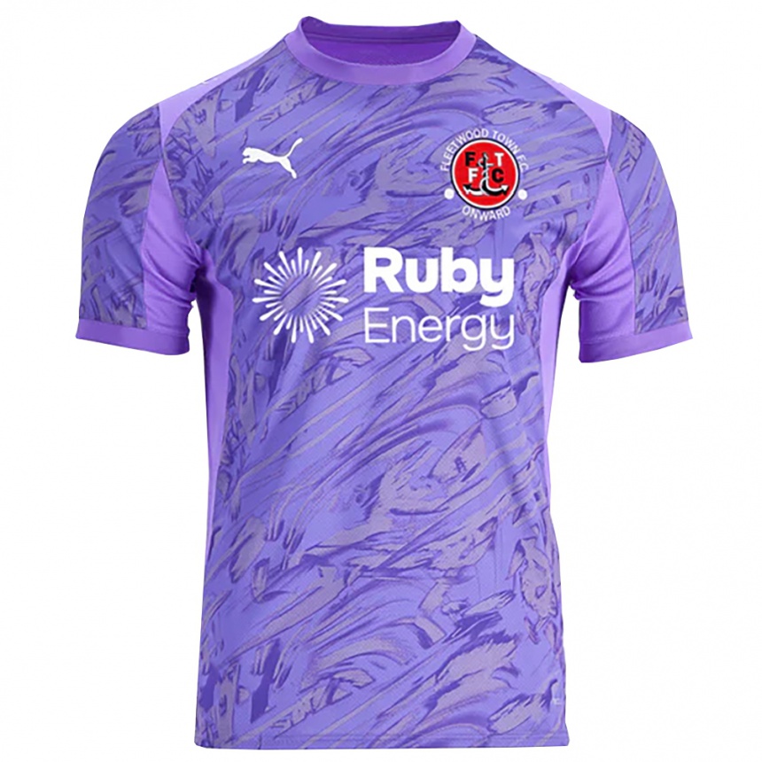 גברים כדורגל דייוויד הרינגטון #1 אדום סגול חולצת שוער 2025/26