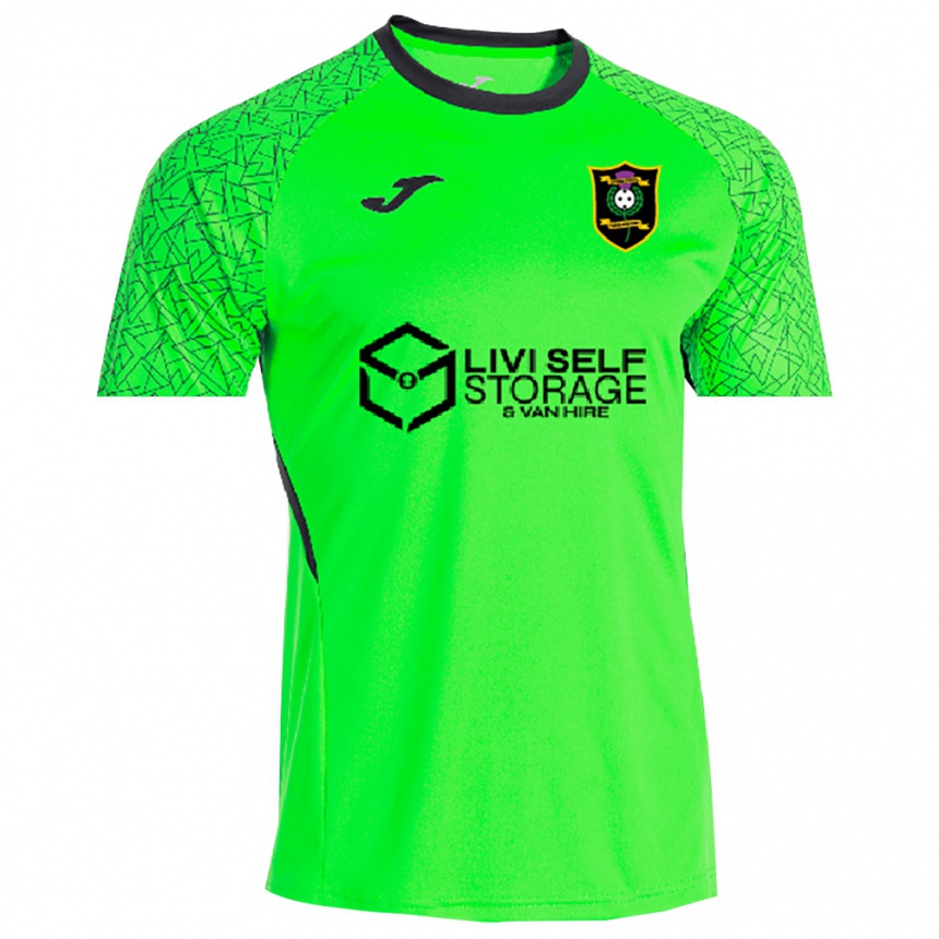 גברים כדורגל Evan Myles #35 ירוק שחור חולצת שוער 2025/26