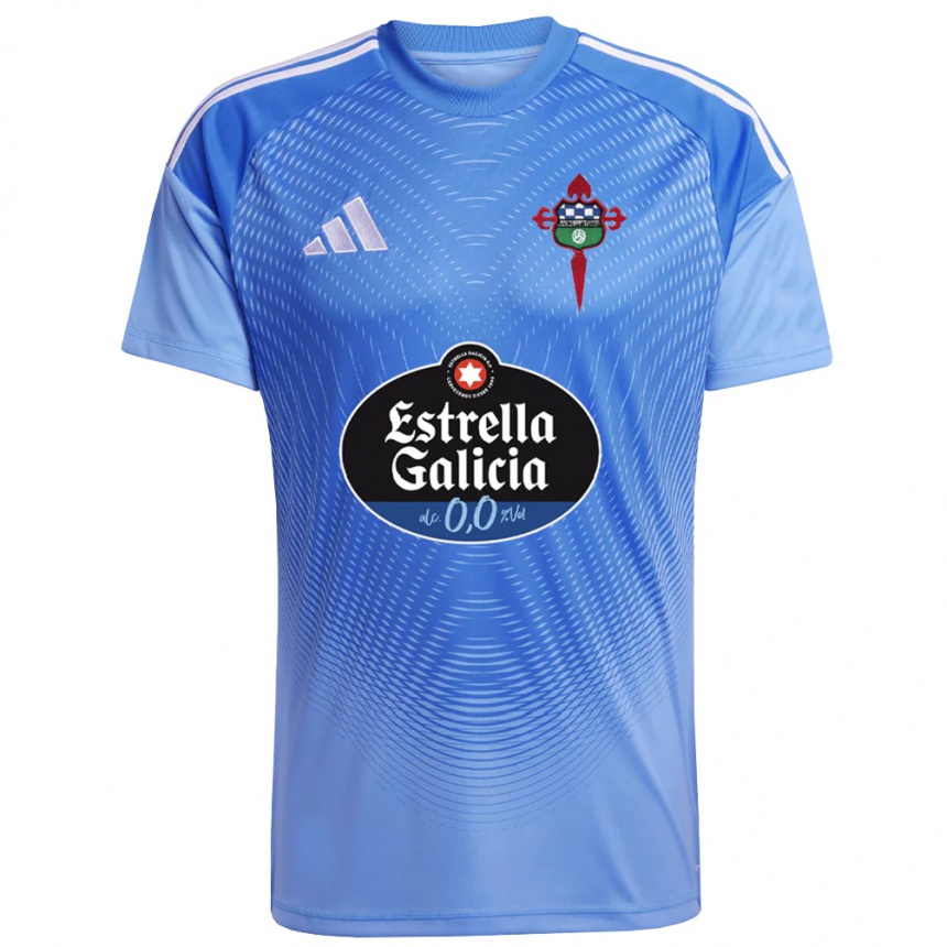 גברים כדורגל לוקס דיאס #1 כחול בהיר לבן חולצת שוער 2025/26