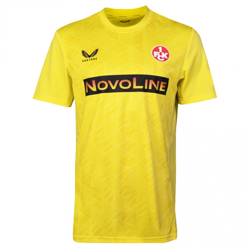 גברים כדורגל Louis Spieß #23 צהוב שחור חולצת שוער 2025/26