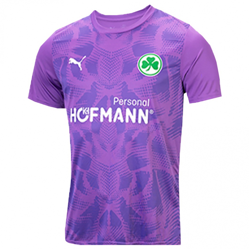 גברים כדורגל סימון הופמן #1 סגול לבן חולצת שוער 2025/26