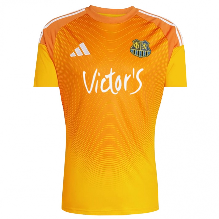 גברים כדורגל דייוויד מיכאל בייזל #25 צהוב כתום חולצת שוער 2025/26