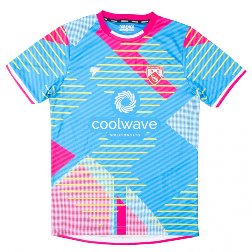 גברים כדורגל Erin Lightfoot #0 ורוד כחול שמיים חולצת שוער 2025/26