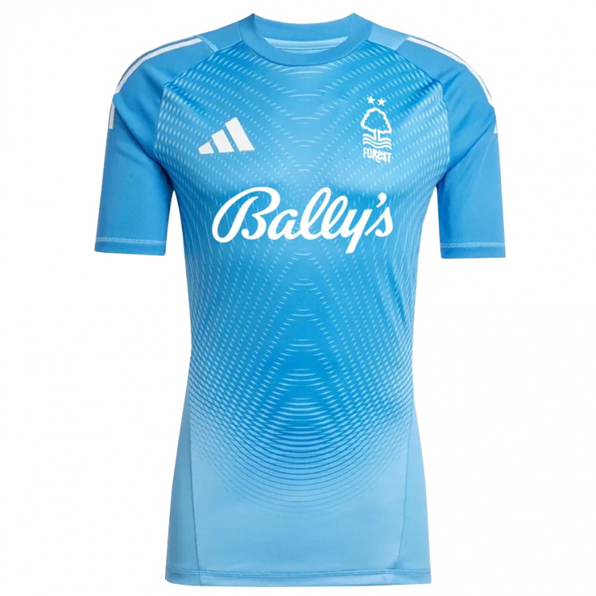 גברים כדורגל Joseph Walmsley #12 כחול לבן חולצת שוער 2025/26