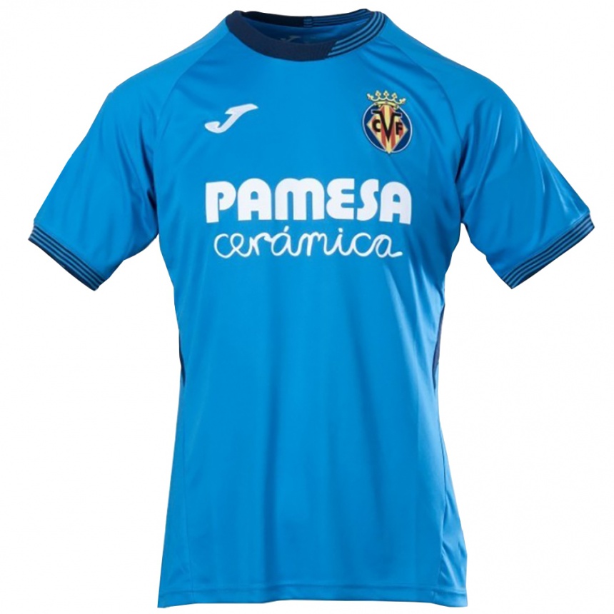 גברים כדורגל Rodrigo Rocafort #13 כחול לבן חולצת שוער 2025/26