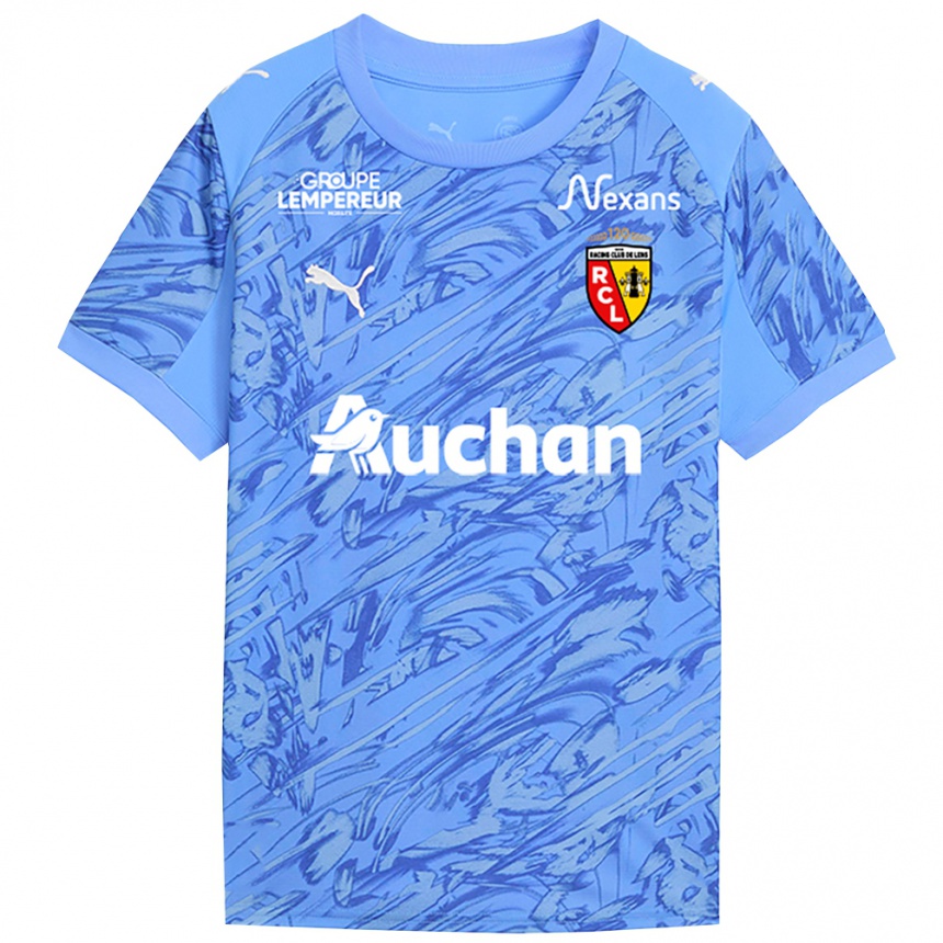 גברים כדורגל דייבי לפרנץ-יבואה #1 כחול בהיר לבן חולצת שוער 2025/26