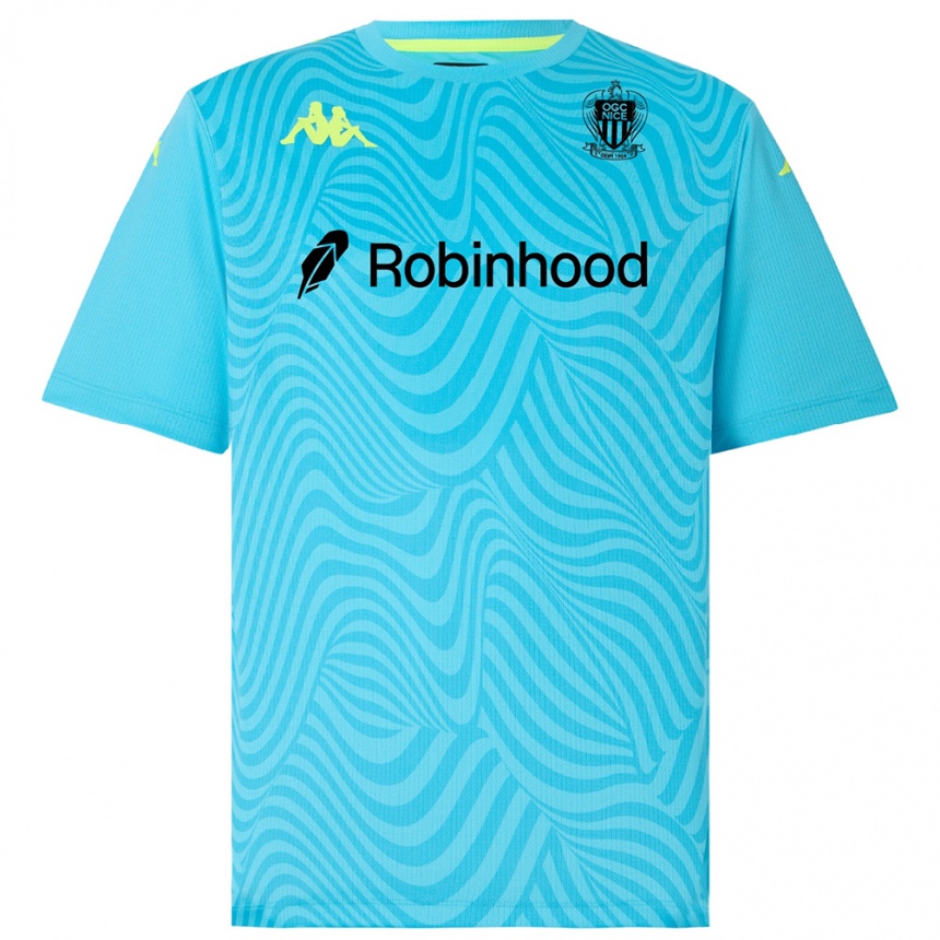 גברים כדורגל Lana Levaux #16 כחול שמיים שחור חולצת שוער 2025/26