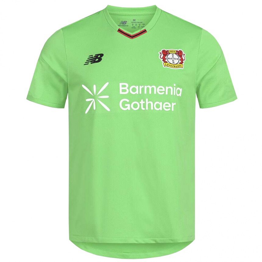 גברים כדורגל ניקלאס לומב #36 לבן ירוק בהיר חולצת שוער 2025/26