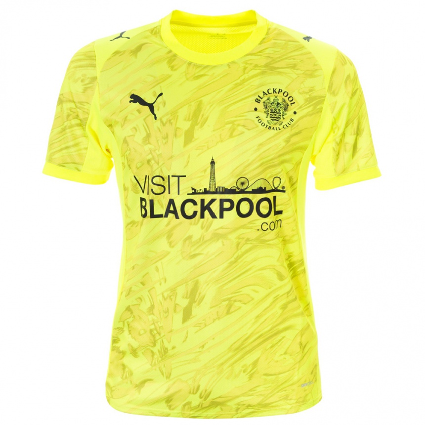 גברים כדורגל Emily Ackerman #1 שחור צהוב חולצת שוער 2025/26 גברים כדורגל Emily Ackerman #1 שחור צהוב חולצת שוער 2025/26