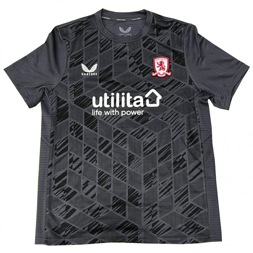 גברים כדורגל ניית׳ן פישר #1 לבן שחור חולצת שוער 2025/26