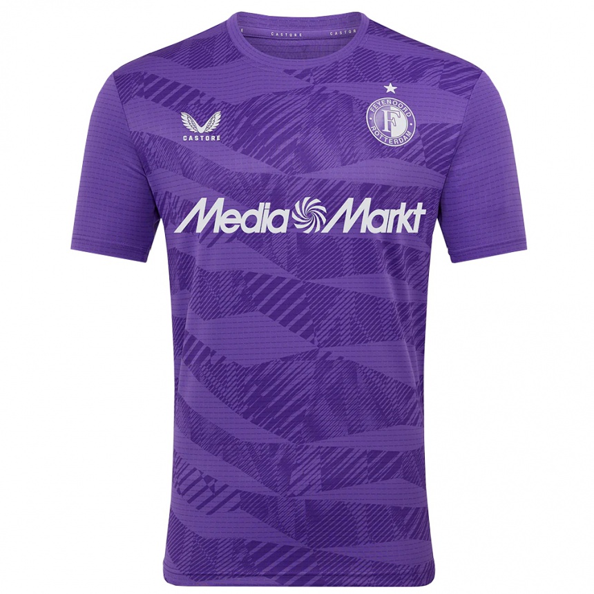 גברים כדורגל איסמעיל קה #64 סגול לבן חולצת שוער 2025/26