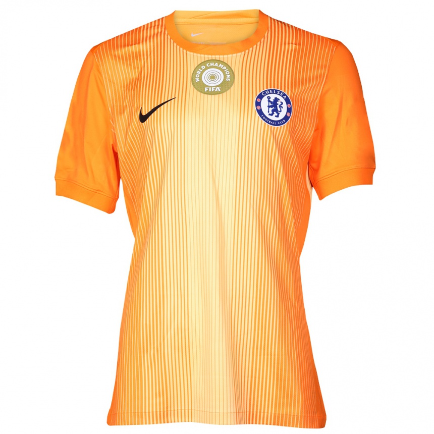 גברים כדורגל Isaac Collinson #13 כתום שחור חולצת שוער 2025/26