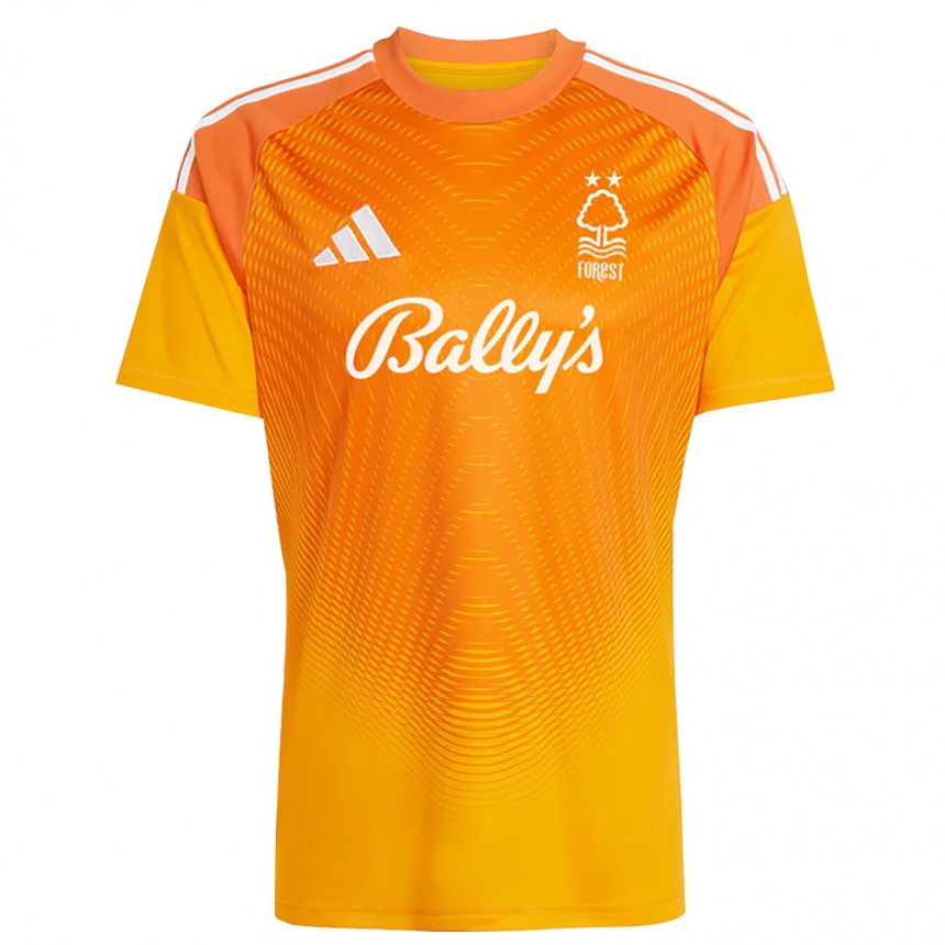 גברים כדורגל ארון צ׳ארלי בוט #63 כתום לבן חולצת שוער 2025/26