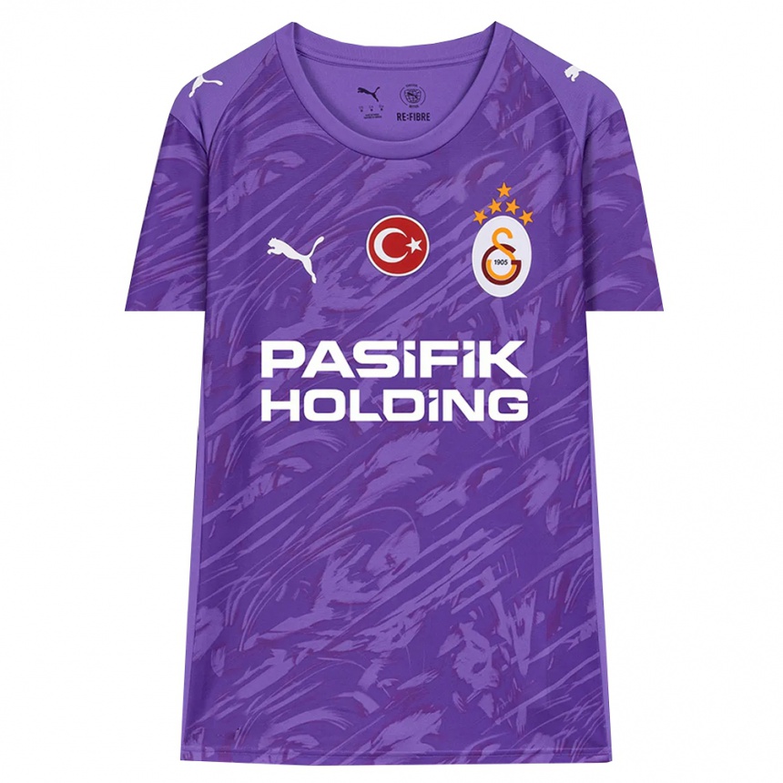 גברים כדורגל הקטן שנטורק #12 לבן סגול חולצת שוער 2025/26