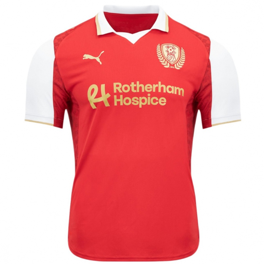 נשים כדורגל בן האטון #27 אדום לבן ג'רזי ביתית 2025/26 נשים כדורגל בן האטון #27 אדום לבן ג'רזי ביתית 2025/26