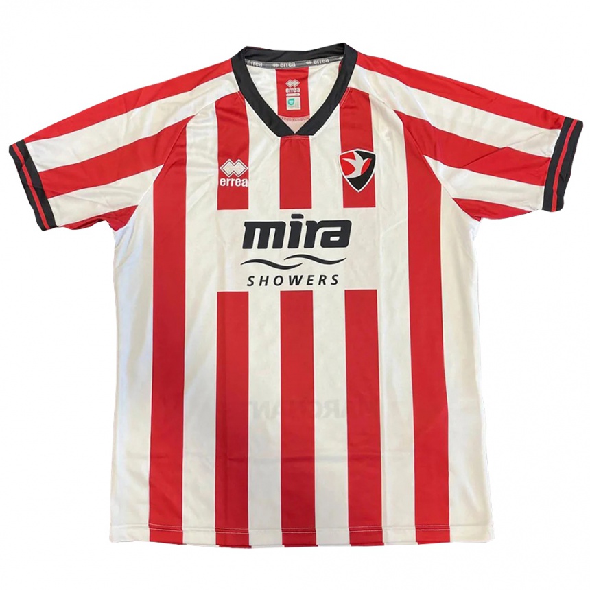 נשים כדורגל Annabel Davies #17 אדום לבן שחור ג'רזי ביתית 2025/26