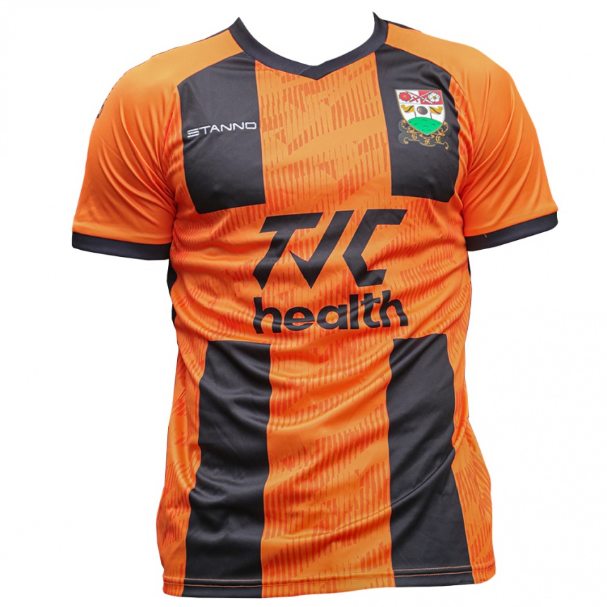 נשים כדורגל Sam Lanza #0 כתום שחור ג'רזי ביתית 2025/26