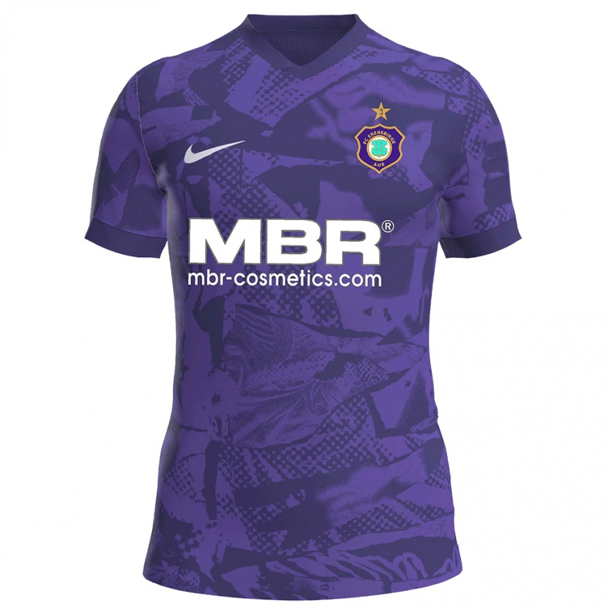 נשים כדורגל לואיס פולנץ #8 סגול לבן ג'רזי ביתית 2025/26