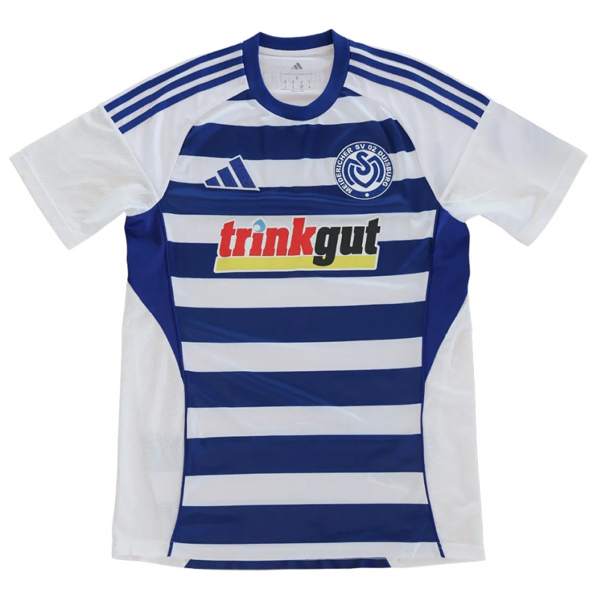 נשים כדורגל Jannis Steenblock #7 לבן כחול ג'רזי ביתית 2025/26 נשים כדורגל Jannis Steenblock #7 לבן כחול ג'רזי ביתית 2025/26