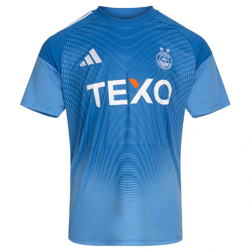 נשים כדורגל Ethan Thomson #0 לבן כחול חולצת שוער 2025/26