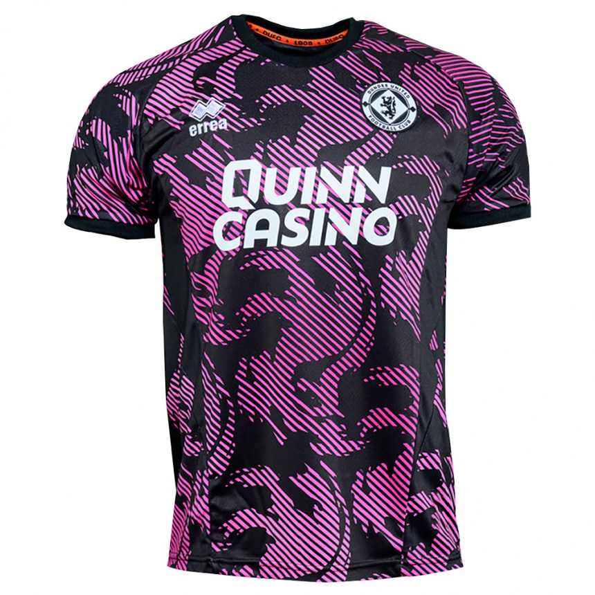 נשים כדורגל Yevgeniy Kucherenko #1 שחור ורוד חולצת שוער 2025/26